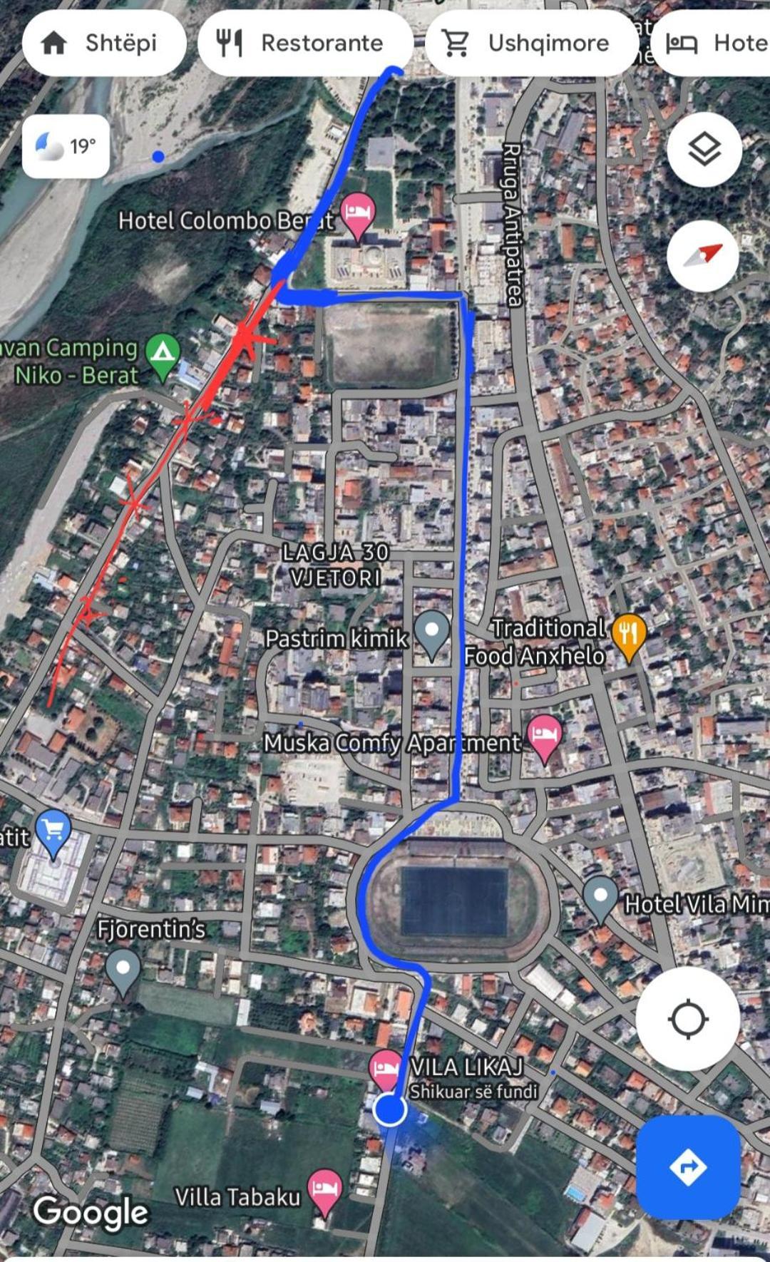 Villa Likaj เบราท ภายนอก รูปภาพ